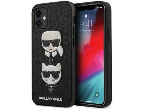 Carcasa iPhone 12 Mini KARL LAGERFELD Negro