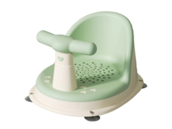 Asiento De Baño Ergonómico Antideslizante Y Ajustable Para Bebés Con Fuertes Ventosas - Verde