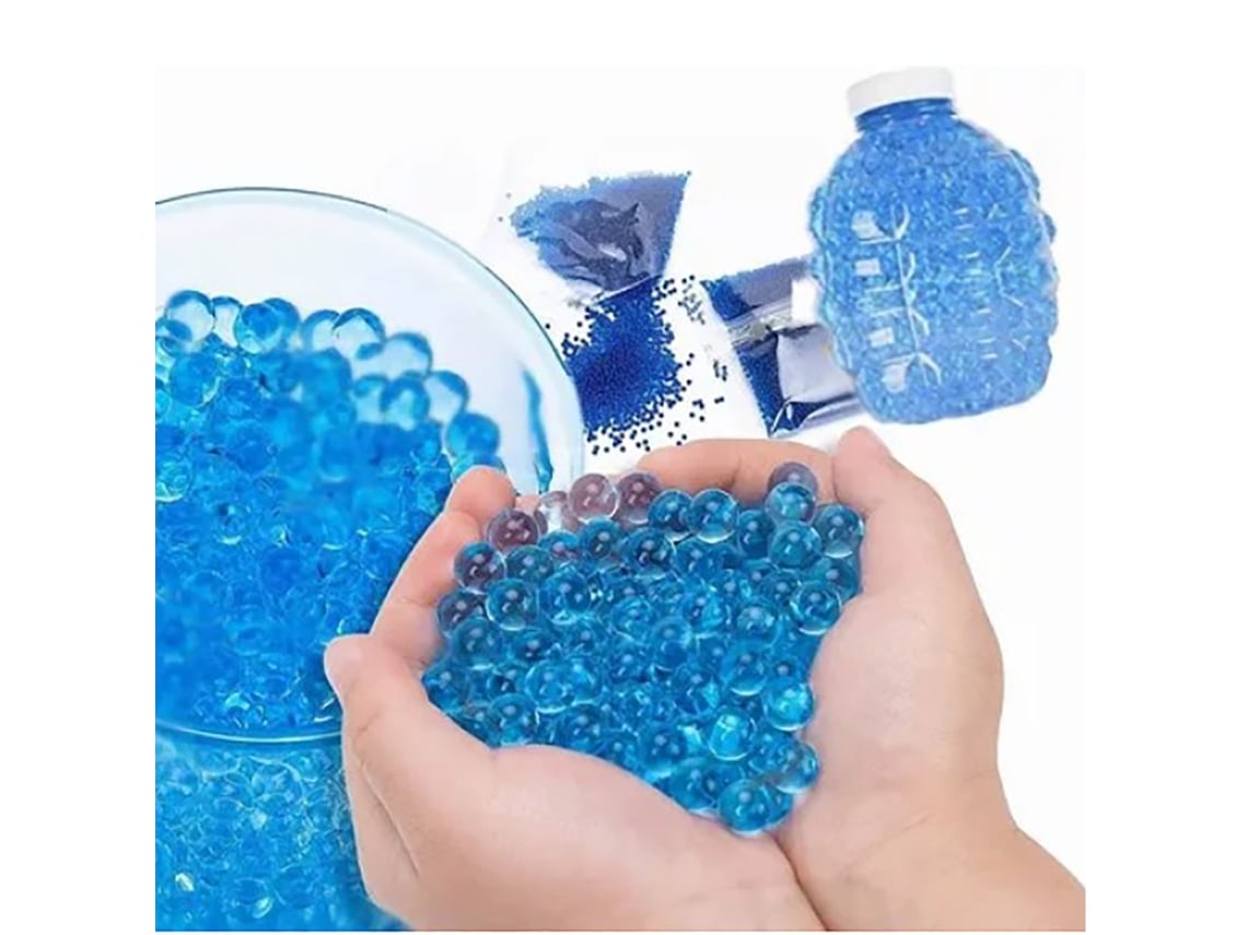 2026-50.000 Balas De Gel Para Blaster 7-8mm Azules Ecoamigables Perlas De Agua Para Juegos Infantiles