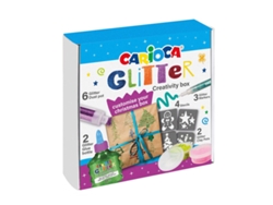 Caja Glitter con Plantillas CARIOCA 42191