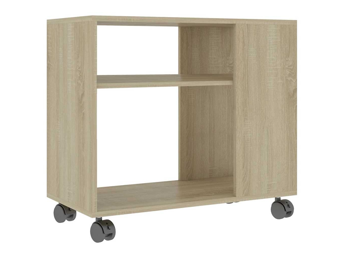 Mesa auxiliar Sonoma MAISON EXCLUSIVE de madera de roble procesada 70x35x55 cm