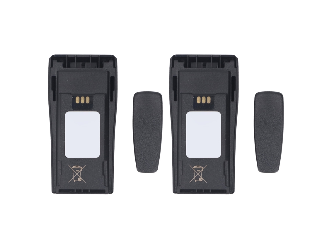 2 Baterías De Repuesto Para Radio Bidireccional De 7,4 V Y 2250 Mah Con Clips Para Cp040, Cp140, Cp150, Cp160 Y Cp180.