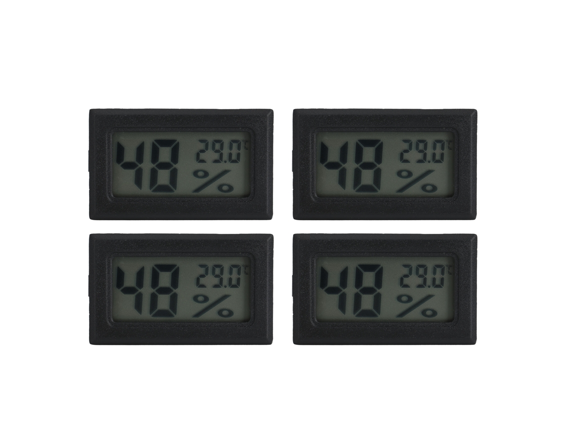 Mini Termómetros E Higrómetros Digitales Lcd Para Medir La Temperatura Y La Humedad, Ideales Para Reptiles Y Uso Doméstico.