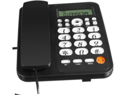 Teléfono Fijo Fil Classique Con Pantalla Clair De Appelant Función Rejet Y Transfert Appels