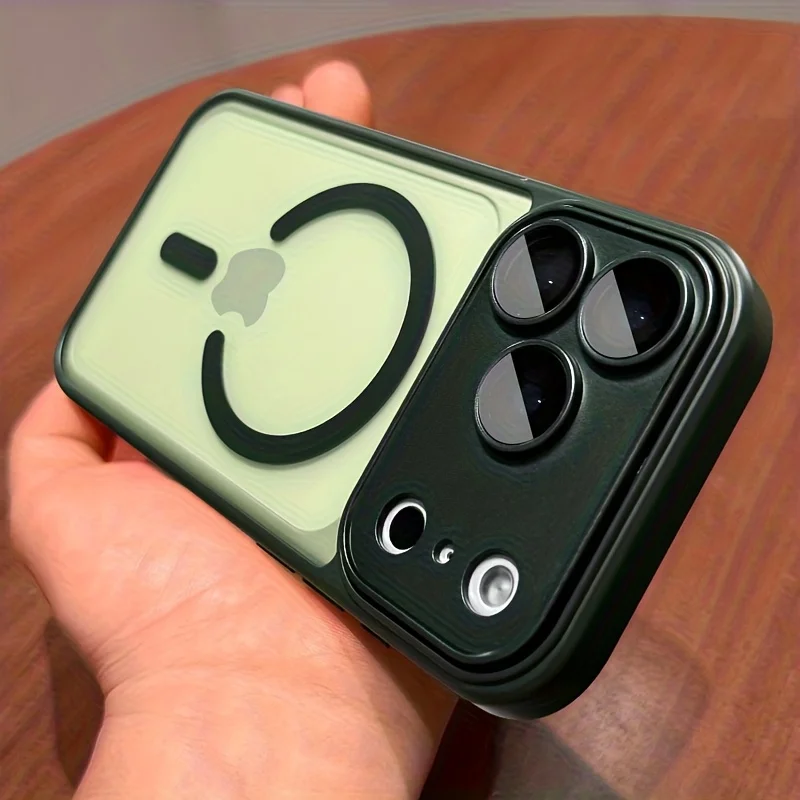 (verde) Protector De Lente Magnético Para Iphone Air, Compatible Con El Cargador Inalámbrico Magsafe.