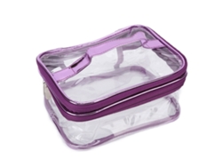 Estuche De Maquillaje De Pvc Transparente, Organizador De Higiene Portátil Para Viajes.