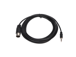 Cable Adaptador De Equipo De Audio (macho Din 5 Pines A Macho 3.5mm, Largo 3 Metros)