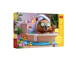 Puzzle Capivara No Banho - 160 Peças Trefl 15433 Multicores