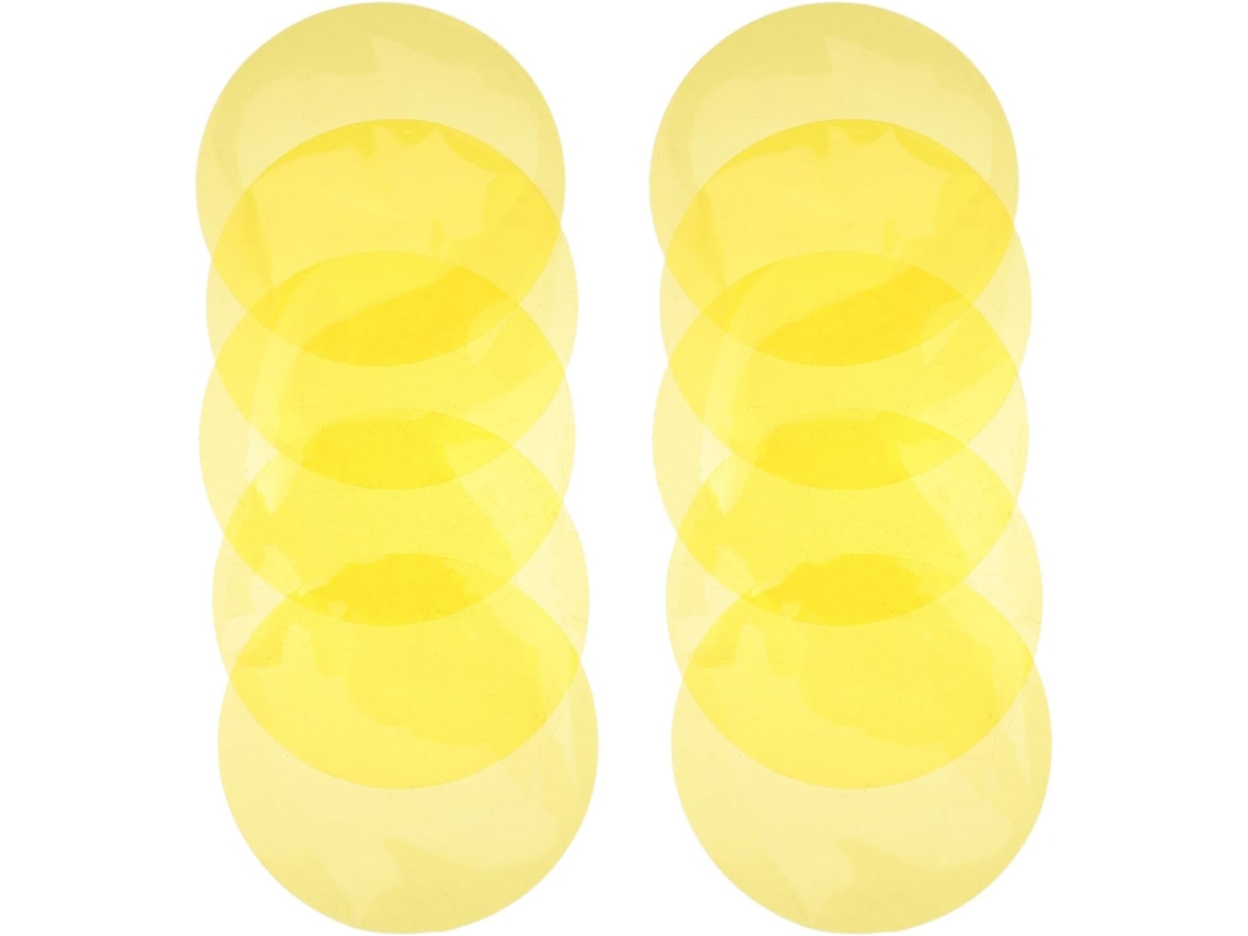 Paquete De 10 Láminas De Película Plástica Difusora De Luz De Color (cm) Filtros De Gel