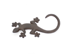 ORIGEN Home Decor Lagarto Jardin | Figura de Lagarto Gris - 29x15x8cm BY SIGRIS
