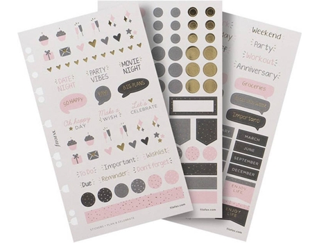 Adhesivos FILOFAX Confetti - 6 Hojas