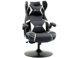 Silla Gaming Altavoces Integrados Reclinable Blanco Negro