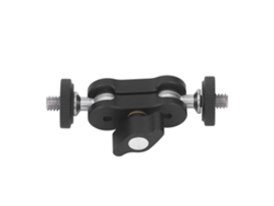 Brazo articulado de fricción ajustable con tornillo de 1/4 pulg. para soportes de monitor LCD y cámara.
