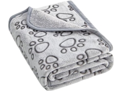 Sofá Suave Manta Con Estampado De Huellas
