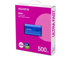 Disco Duro Ssd Externo Adata Se880 500 Go Usb 3.2 Gen 2x2 Azul