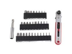 Conjunto De Herramientas Con Llave De Ratón, Llave De Socket Y 30 Bits De Gran Torque Crv