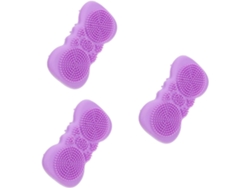 Juego de 3 almohadillas de silicona cómodas para el baño
