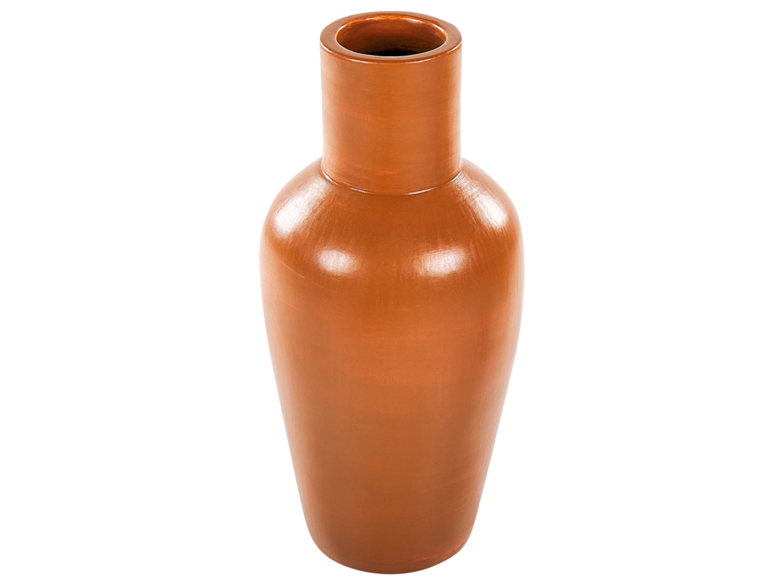 Jarra Decorativa Karfi Cerâmica 37 Cm Laranja