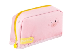 2026-estuche Plegable Para Lápices Creativo Cartoons De Gran Capacidad Material De Calidad Rosa 10x19x6cm
