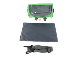 Bolsa Impermeable Para Manillar De Bicicleta Con Correa Extraíble Para Teléfono Móvil - Verde Navegación
