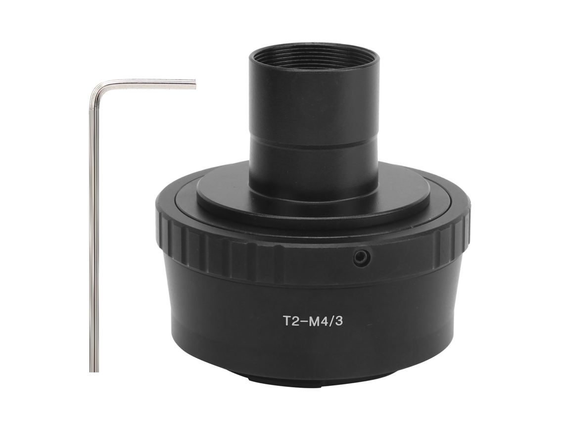 Adaptador T Para Telescopio E Adaptador T2‑m4/3 Para Lentes, Compatible Com Olympus M4/3