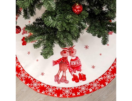 Falda de árbol de Navidad - Estera de adorno de árbol de Navidad de 120 cm para decoración de fiesta navideña