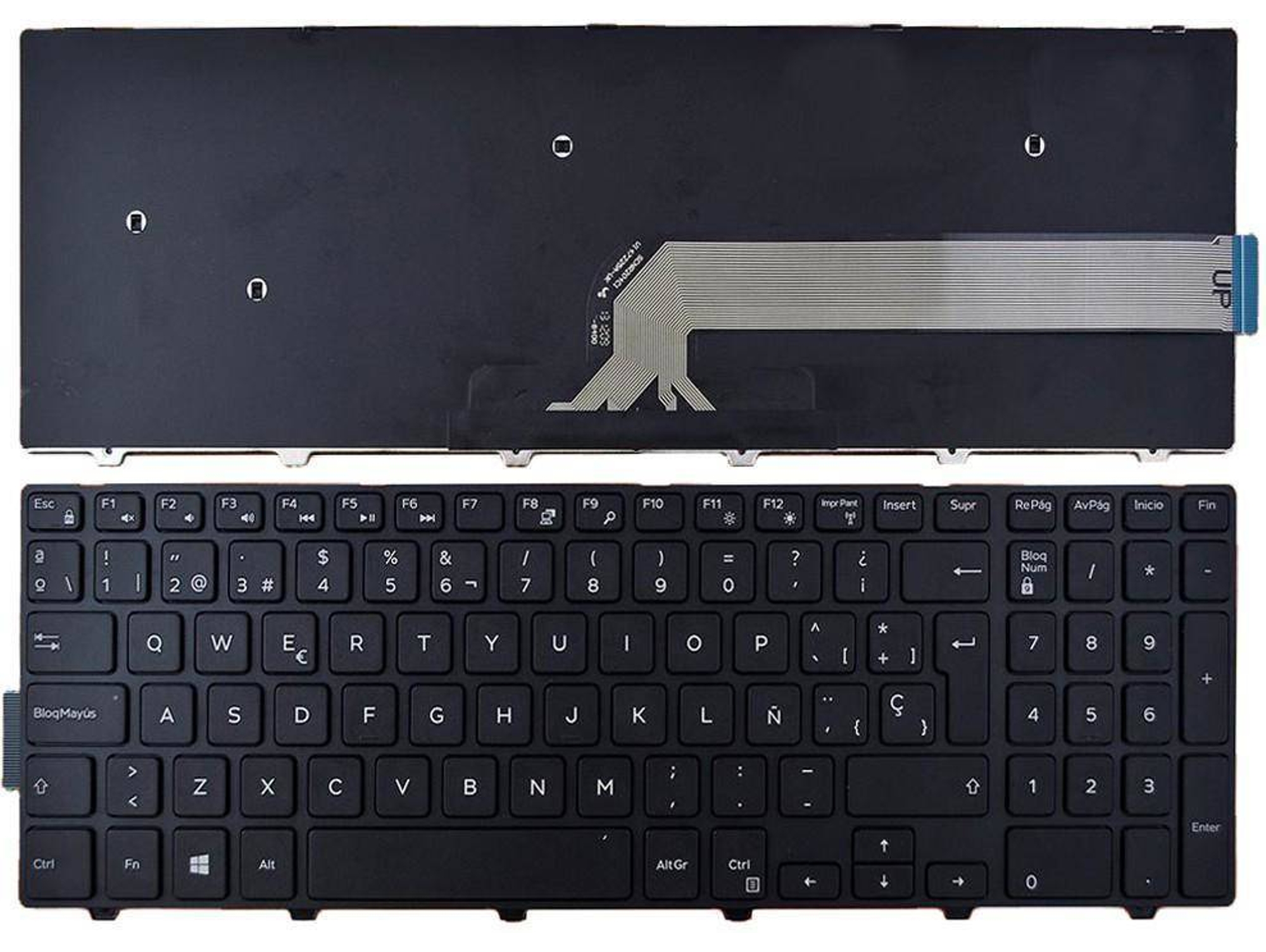 Teclado para Portátil Dell Inspiron 15-3000 Series 15-5000 Series