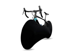 Capa protetora Omni-cover para bicicletas de montanha e estrada, à prova de poeira e arranhões, material de poliéster/elastano, acessório preto para bicicletas.