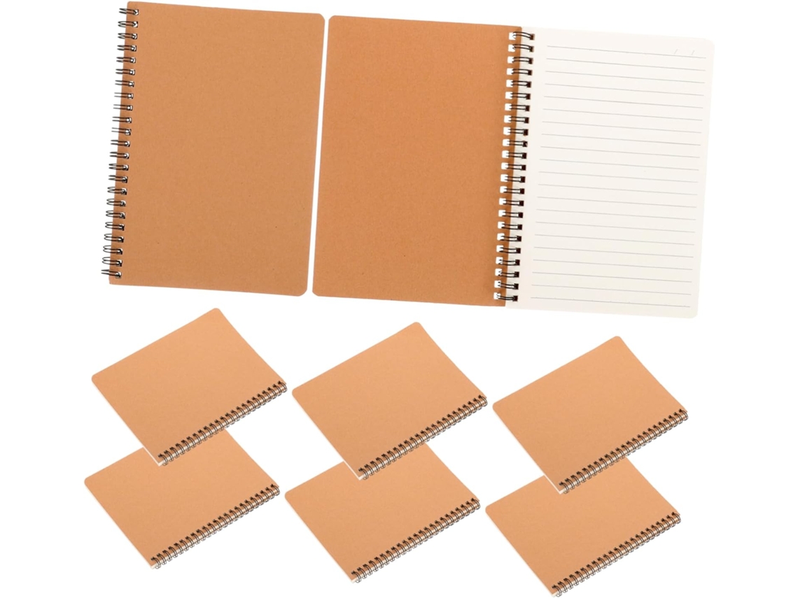 Juego De 10 Cuadernos Espiral Con Páginas En Blanco, Multiusos Para Estudiantes Y Oficinas, Diario