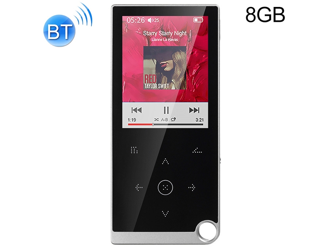 Reproductor de audio deportivo CSYY E05, MP4/MP3, 8 GB, Bluetooth (gris)