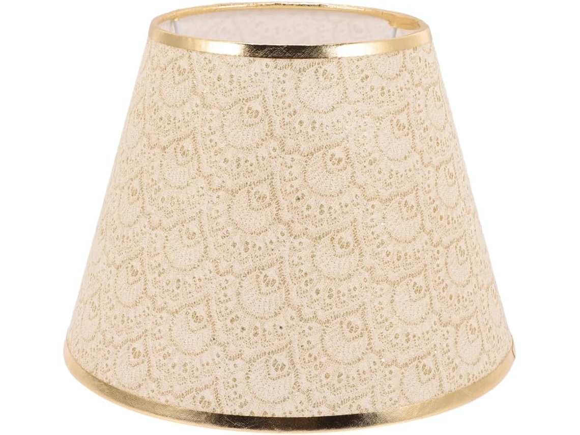 Lámpara De Mesa De Tela Beige Suave Estilo E27