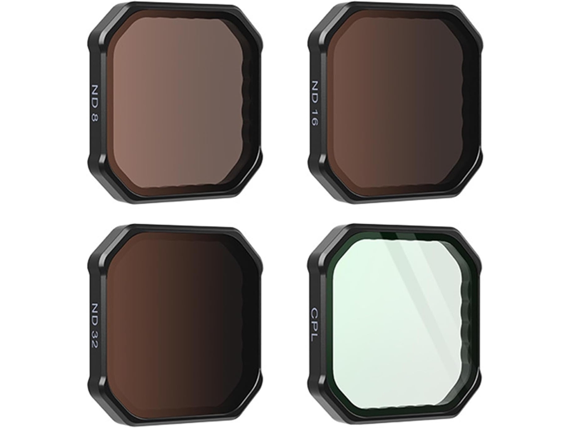 2 Filtros Profesionales Nd Cpl Nd8 Nd16 Nd32 Con Revestimiento Antirreflejos Para Cámaras De Acción.