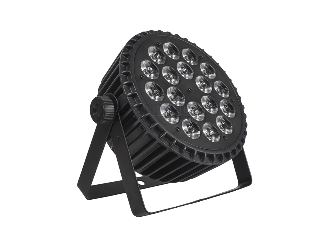 Iluminación de escenario, RGBWA UV, control DMX, aluminio 18x12, enchufe UE OEM