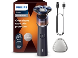 Afeitadora Eléctrica Philips Serie 5000x Con Tecnología Skinprotect, Cabeza Flexible A 360°, Carga Rápida, Tapa De Protección, Naranja