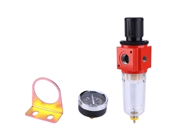 Válvula reguladora de presión neumática para compresor de aire con manómetro G1/2''