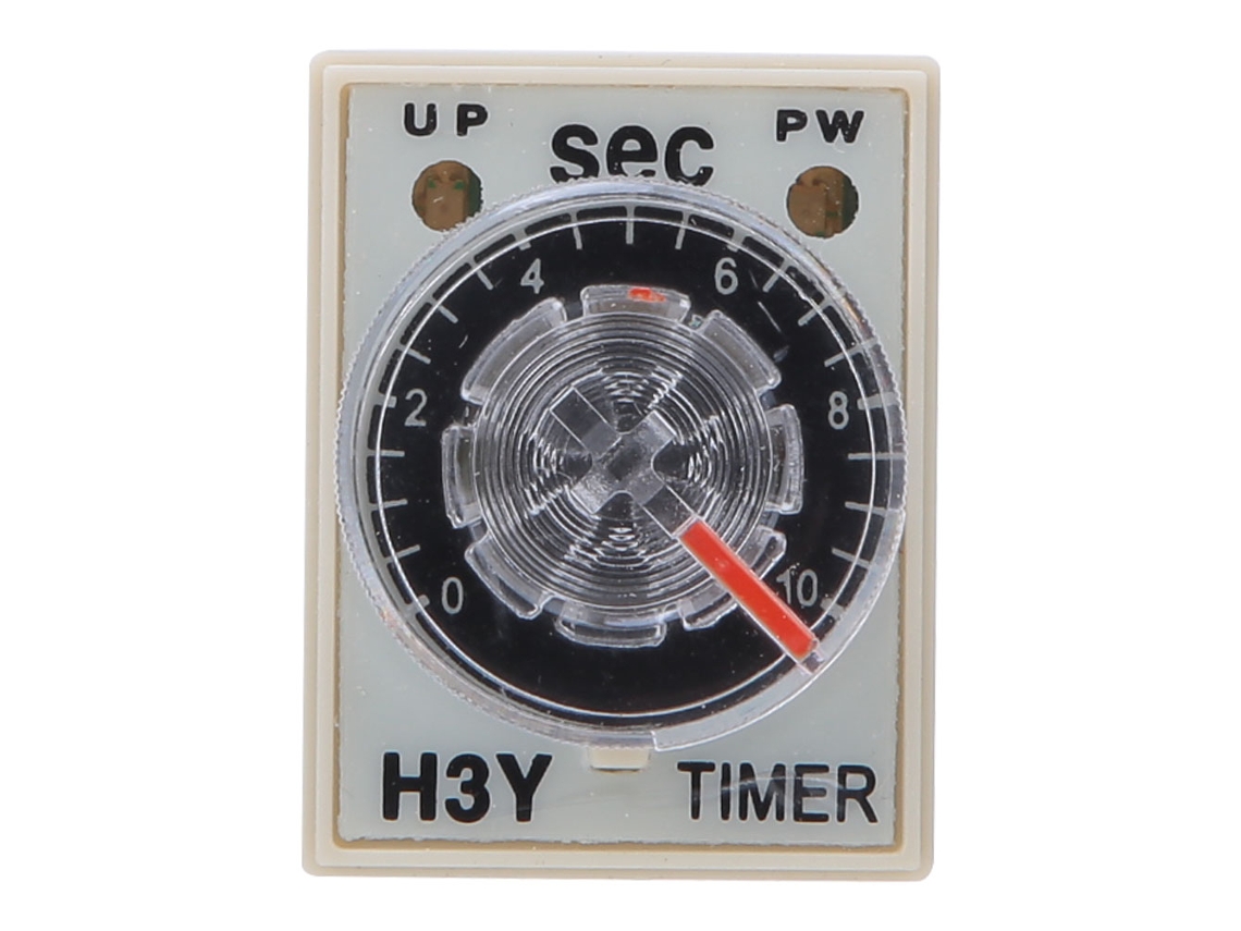 Relé De Tiempo Ajustable De Alta Precisión H3y-2 De 8 Pines, 0-10 S, 24 V Cc, Para Electrodomésticos.