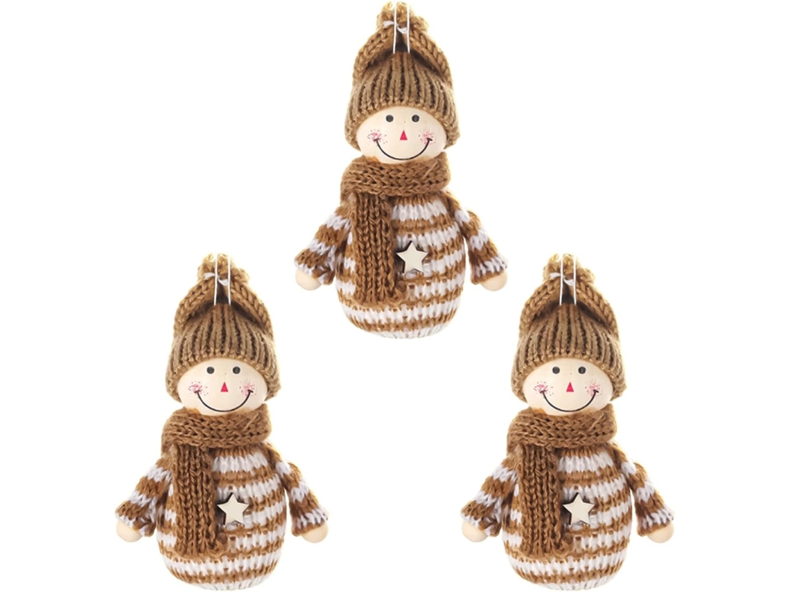 3 adornos navideños colgantes decorativos pequeños para árbol de Navidad, fiesta, dormitorio, regalos