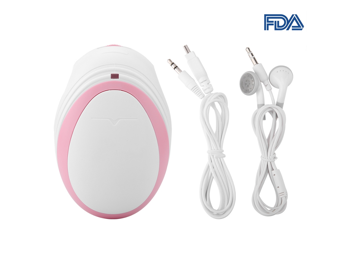 JPD-100S6 Mini monitor portátil de latidos cardíacos fetales Doppler para bebés