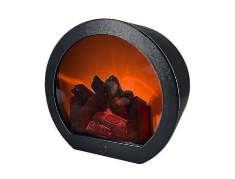 Luz nocturna, iluminación ambiental, chimenea simulada, lámpara de viento, LED táctil circular, decorativa.