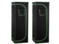 Armario de cultivo interior Succebuy con ventana de 60 x 60 x 180 cm para plantas y flores