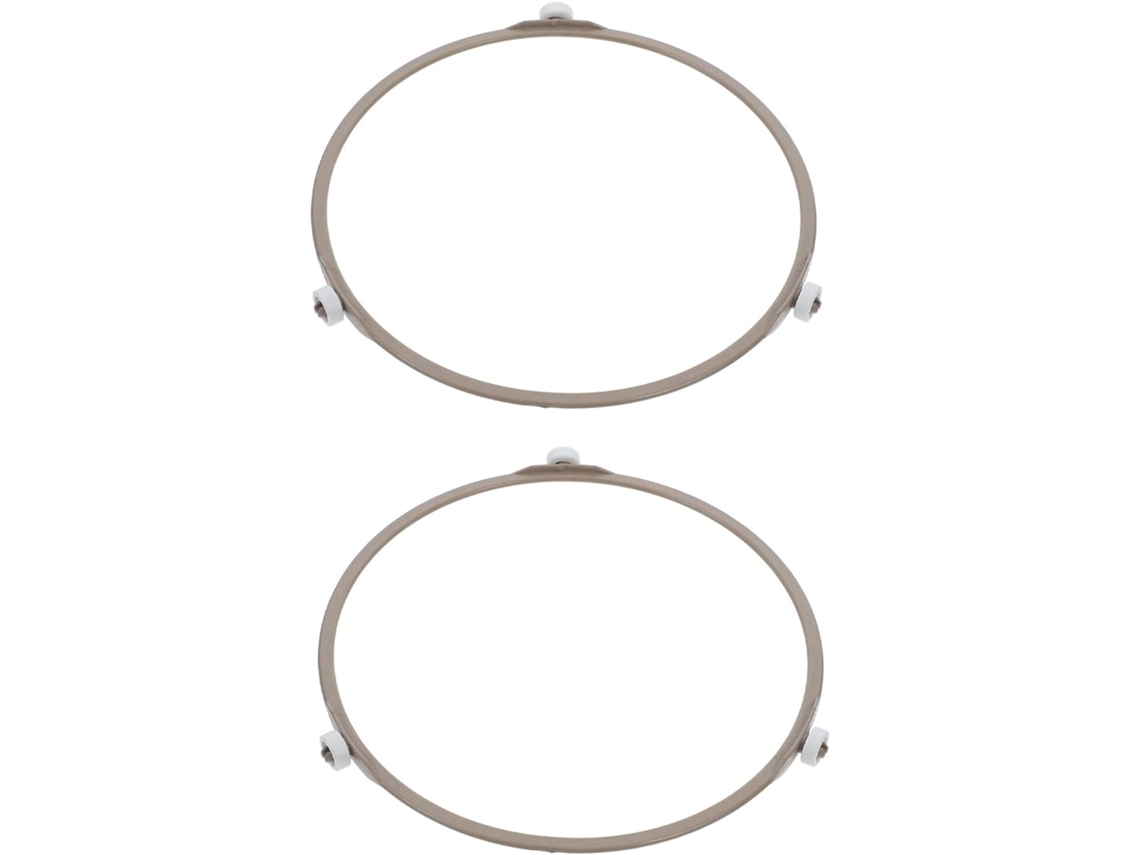 2 Piezas, Té, Plato, Pp, 2 Piezas Anillos Giratorios Para Plato De Microondas Soporte Resistente Con Rotación
