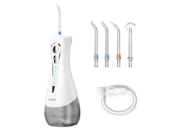 Irrigador Bucal Inalámbrico: 4 Modos, Depósito De 320 Ml, Resistencia Al Agua Ipx7, 110 Psi, Batería De Larga Duración, Ajustable (gris)