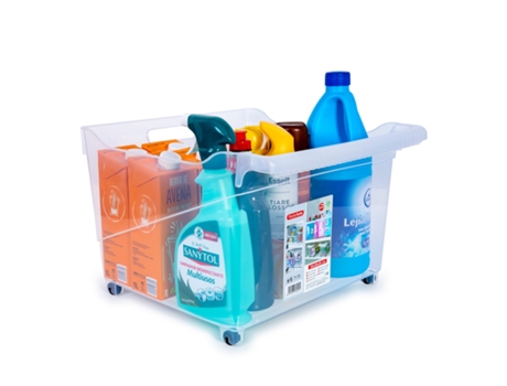 Caja de Ordenación PLASTIC FORTE (39 x 38 x 26 cm - Plástico - Multicolor)