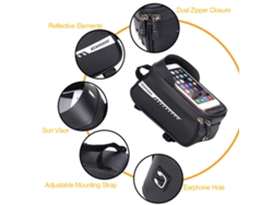 Bolsa Para Bicicleta Con Soporte Impermeable Para Teléfono Con Pantalla Táctil Para El Tubo Superior Del Cuadro Delantero De Mtb
