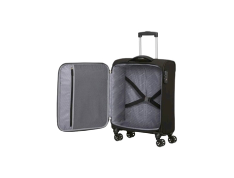 Maleta de Cabina AMERICAN TOURISTER Trolley Sky Surfer Negro (55 cm)