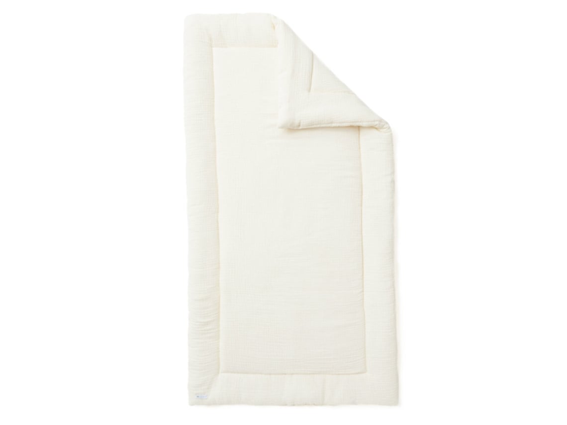 Colchón Para Bebé Digitallab 60x135 Cm, Altura 3 Cm, Perforado Y Núcleo Antibacteriano (blanco)