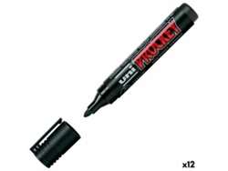 Rotuladoras UNI-BALL Prockey Pm-122 Negro 12 Unidades