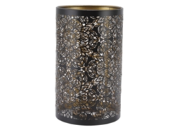 Rebe-abajur De Metal Con Tallado Hueco Patrón Circular Desmontable Para Lámpara De Mesa E27 E26 Decorativo