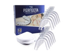 Perfecta Férula de Descarga Nocturna 10 Protectores Dentales Ajustables 1 Estuche