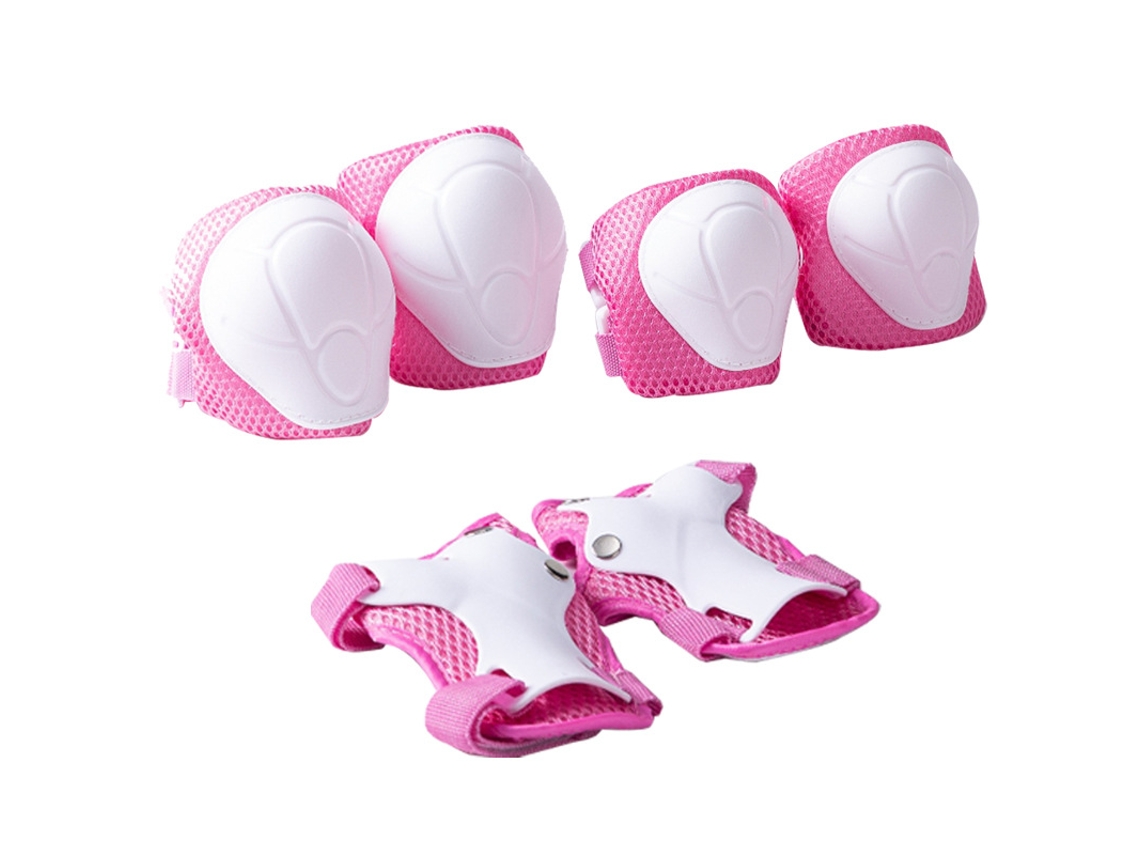 Kit de protección infantil 6 en 1, Talla: M, Rosa